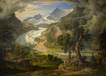 Grindelwald -breen i Alpene